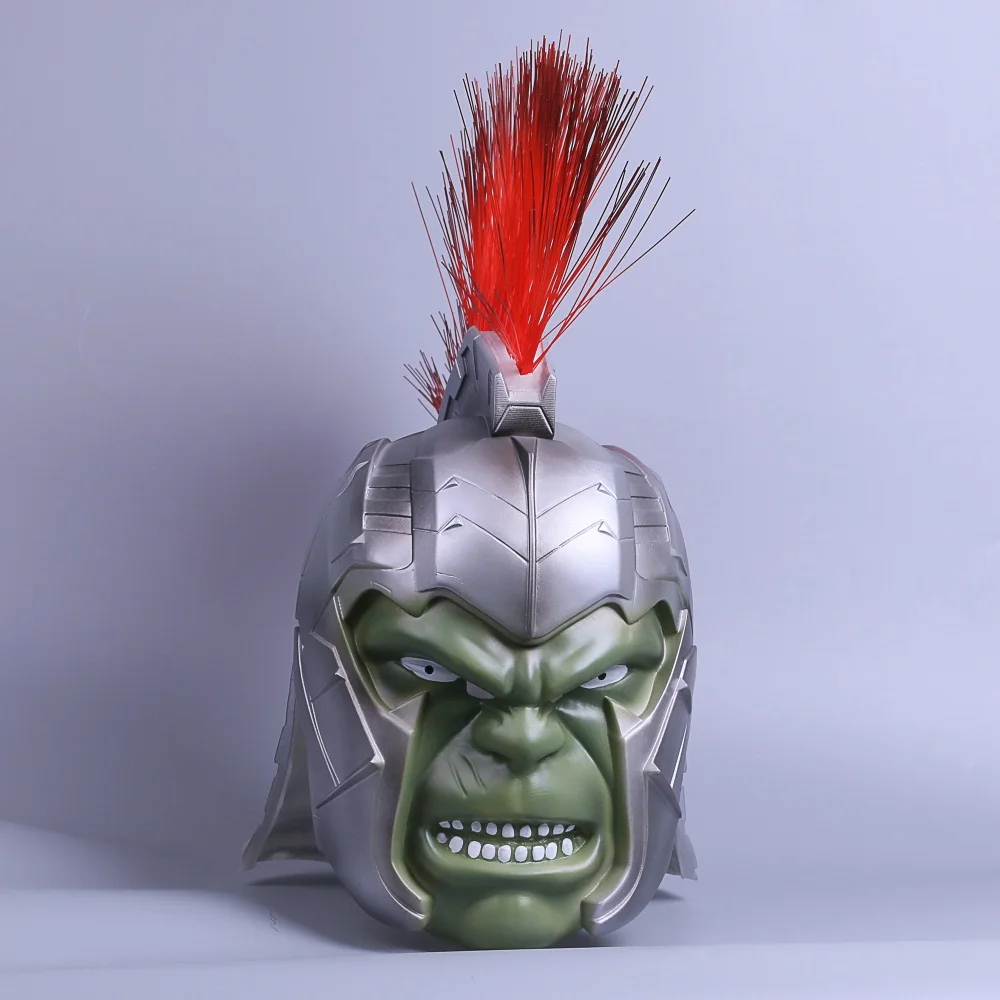 2017 Thor Ragnarok Халк Косплей H Q жесткий ПВХ Взрослый Шлем маска Рождественский