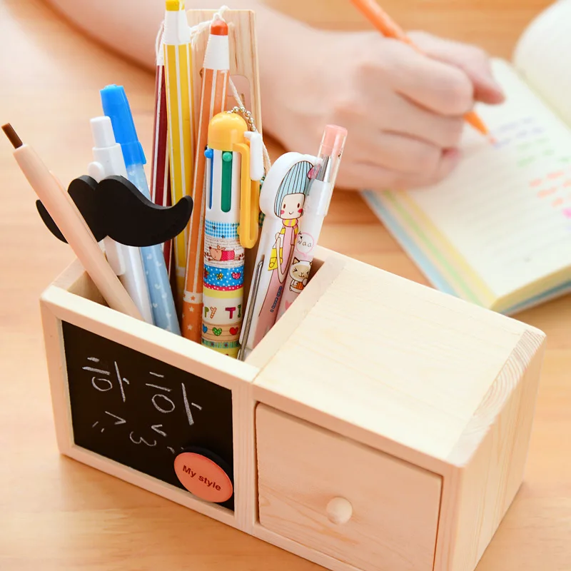 Корейская канцелярская Однослойная деревянная доска содержащая коробку