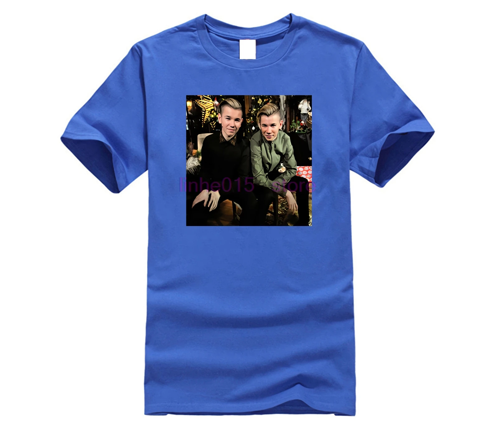 Футболки с Маркусом и мартинусом 2019 повседневные Мягкие ультраэластичные