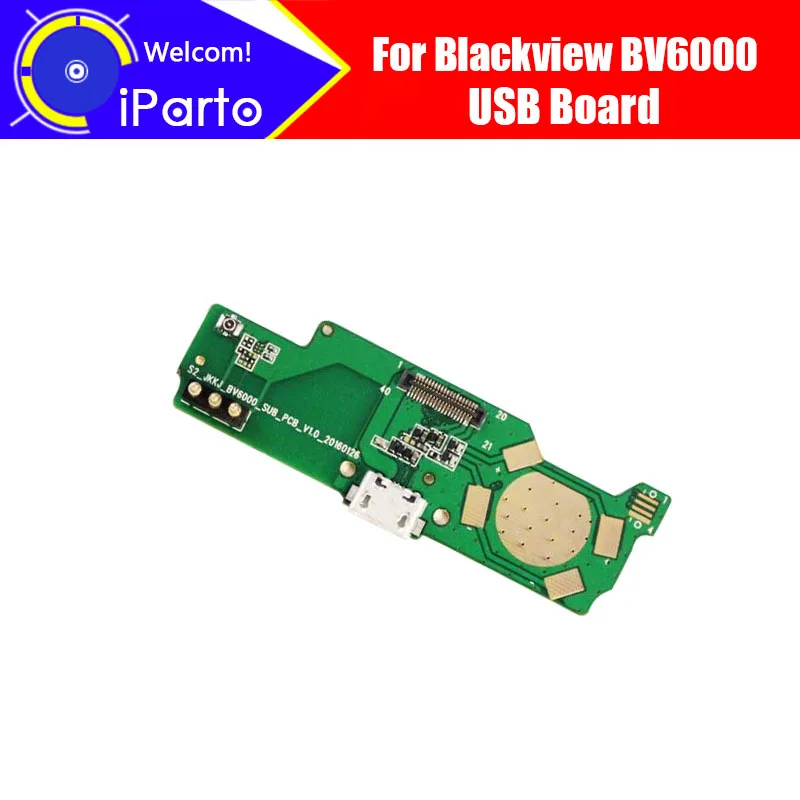 Blackview BV6000 usb плата 100% оригинал новинка разъем для зарядки Сменные аксессуары