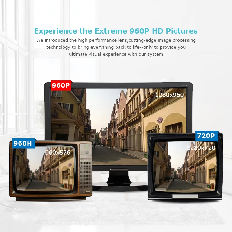 Plug and play P2P 960 P HD открытый + Крытый ИК WI-FI безопасности Камера Системы и 4CH