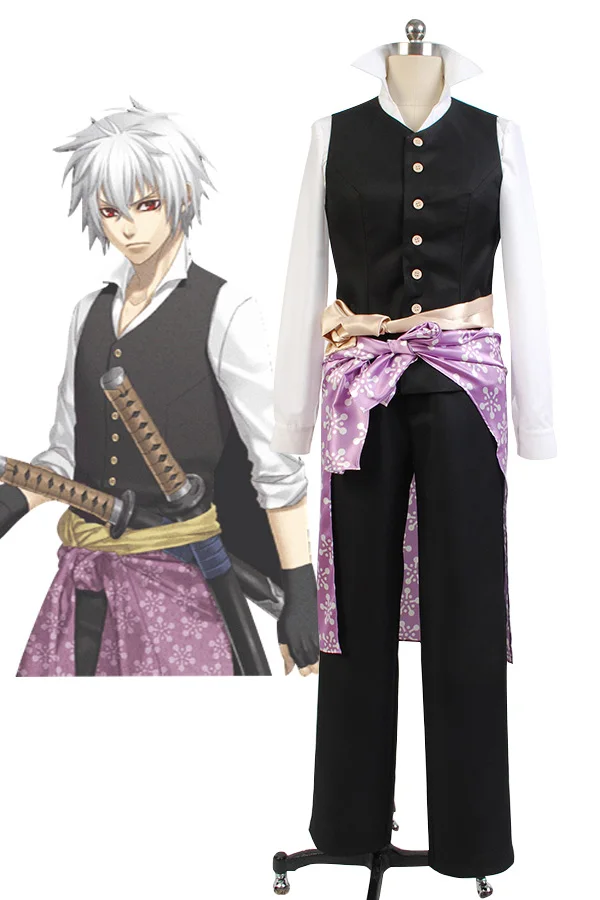 Hakuoki Heisuke Todo Swordman костюм для косплея hakuouki shinsengumi kitan | Тематическая одежда и
