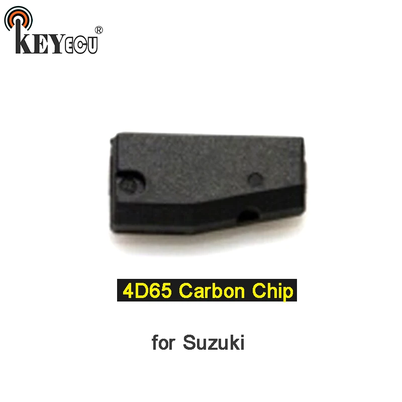 

KEYECU 1x/ 2x 4D65 Chip Transponder Remote key Chip Car key Carbon Chip for Suzuki