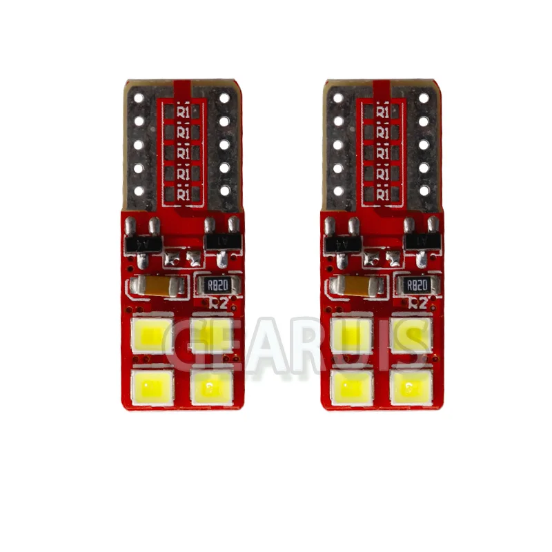 4 шт. T10 Canbus 2835 0 18 Ампер без ошибок 8 SMD LED полярности 194 168 автомобильные номерные