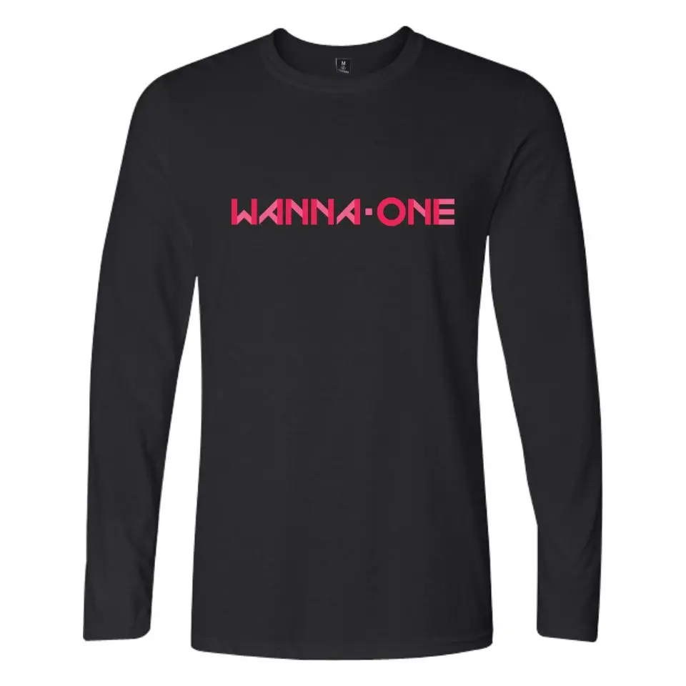 Kpop корейский новый мальчик группа WANNA ONE футболка модная одежда Корейский Wanna One