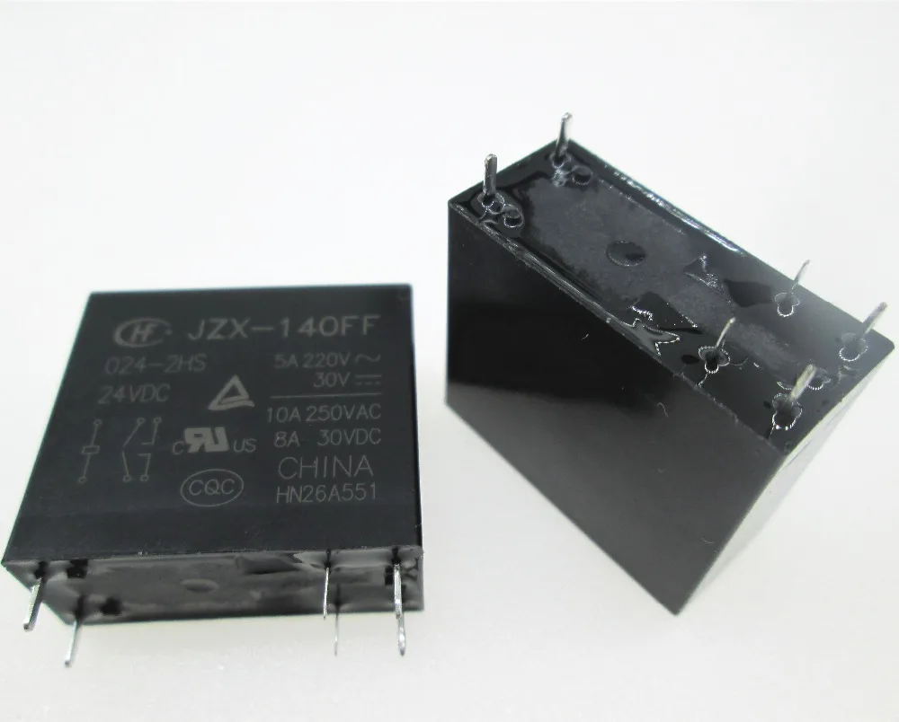 Новое реле 24 В HF140FF 024 2Hs JZX 140FF 2HS 24VDC DC24V 6pin 20 шт./лот|relay 24vdc|24vdc relaylot lot |