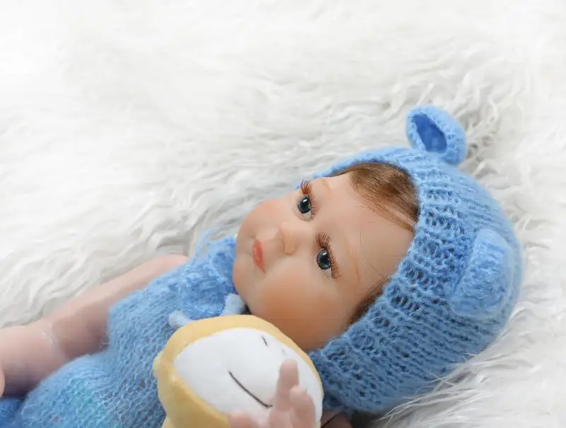 20&quot 50cm reborn baby doll toys boy newborn vinyl dolls bebes corpo de silicone inteiro realista boneca child gifts | Игрушки и хобби