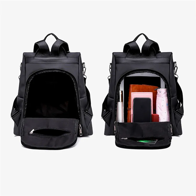 Женский кожаный рюкзак вместительный из искусственной кожи со змеиным узором на