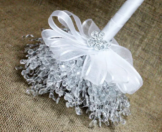 Crystal Wedding Bouquet Handmade Diamond Accessories Romantic Flowers Bouquets For Brides | Свадьбы и торжества