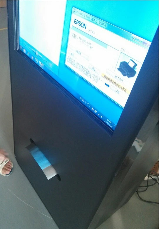 ПК Встроенный киоск для самообслуживания TFT сенсорный монитор фотосъемки и