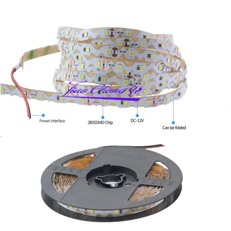 16 футов 5 м 2835 гибкий светодиодный светильник в форме S 300 белый теплый DC12V IP20 |