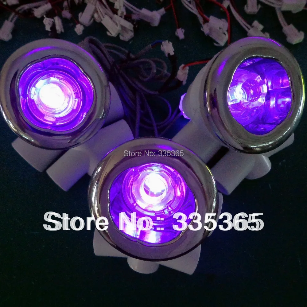10 шт. buit in водонепроницаемый ip44 RGB LED подводный спа ванна водный реактивный