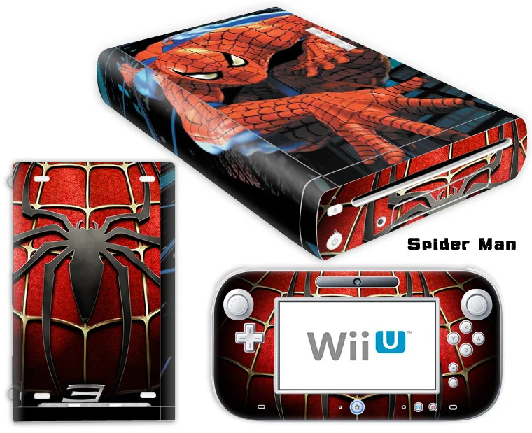 Дизайн Марио виниловая кожа Наклейка для Wii U консоль крышка с 2 пультом