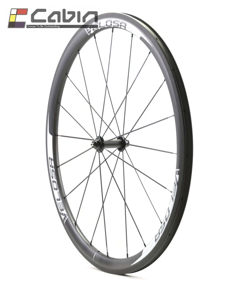 Velosa super sprint 35 Велосипедное переднее углеродное колесо 700C 38 мм