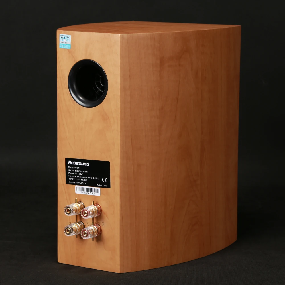 Nobsound VF301 двухполосная деревянная 100 Вт книжная полка динамик s 2,0 HiFi Колонка звук домашний Профессиональный динамик