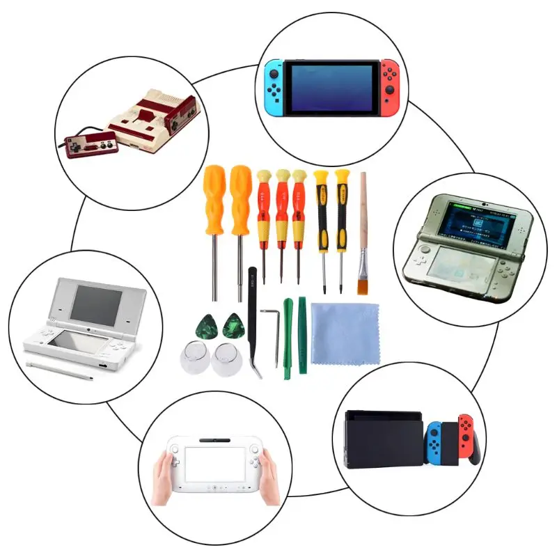 Набор отверток для игр 17 в 1 набор инструментов ремонта бит полная безопасность