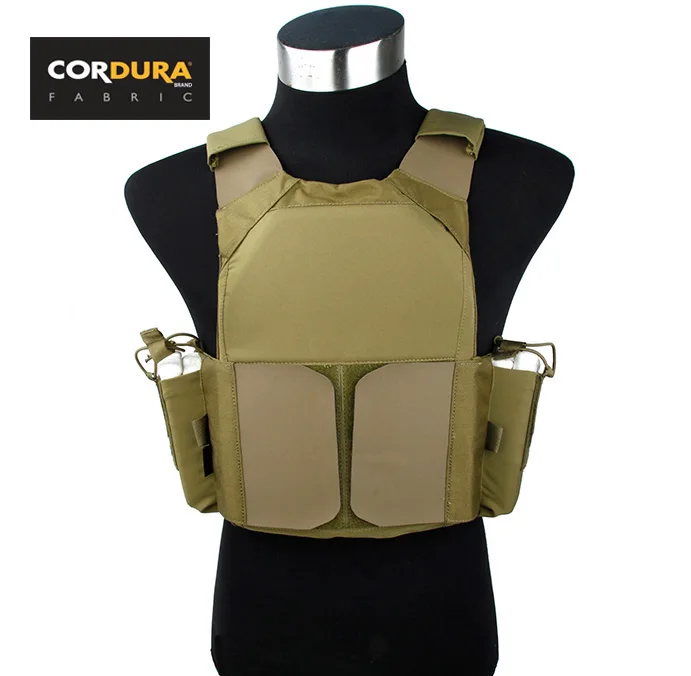 

TMC LOV MBAV Plate Carrier Khaki Cordura Tactical Military Vest(SKU051000)
