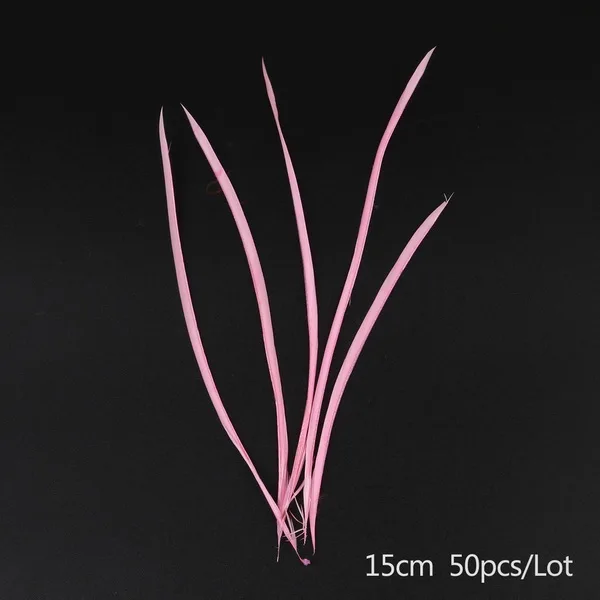 Pink 50 шт./лот один цвет тонкие мягкие перья индейки Марабу промытый Гусь пушистое платье/Ювелирные изделия/Рождество/шляпа Свадебные украшения - Цвет: Pink