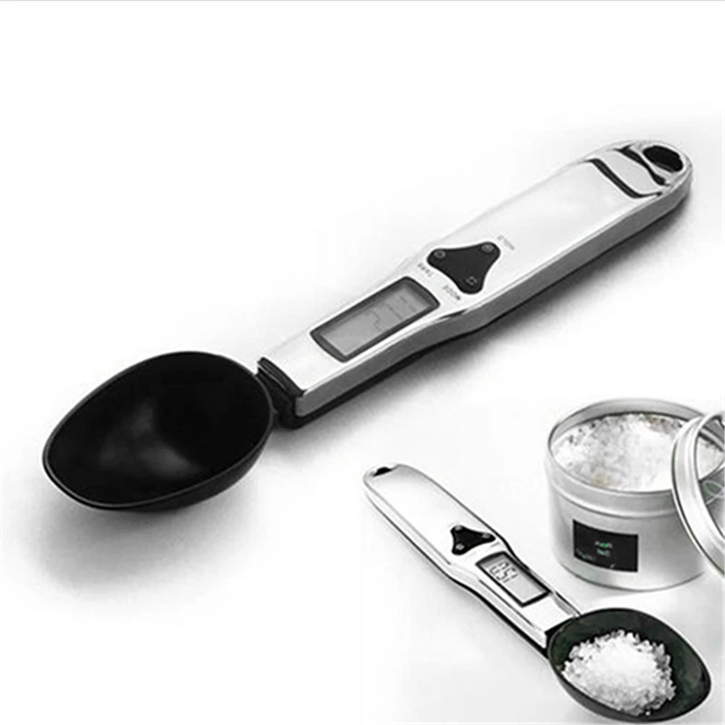 

500g/0.1g Portable LCD Digital Kitchen Scale Measuring Spoon Gram Electronic Spoon Weight Volumn Precise Food Scale