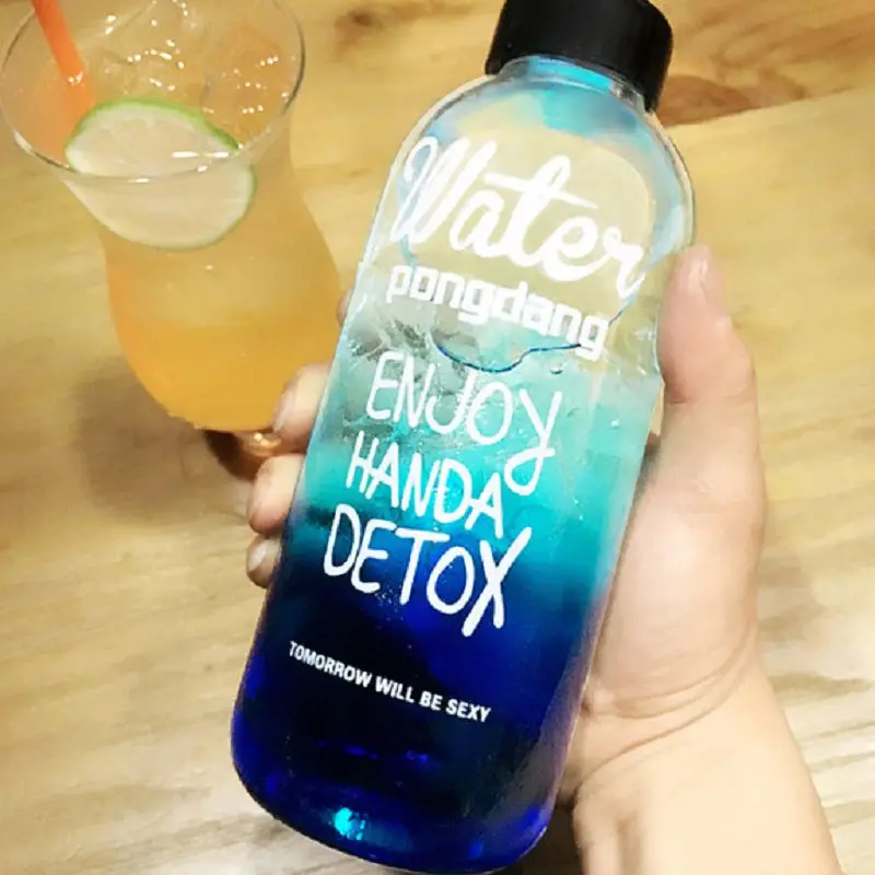 Бутылка для лимонной воды 1000 мл 600 пластиковая бутылка воды|my bootl|sport drinkbotella de agua |