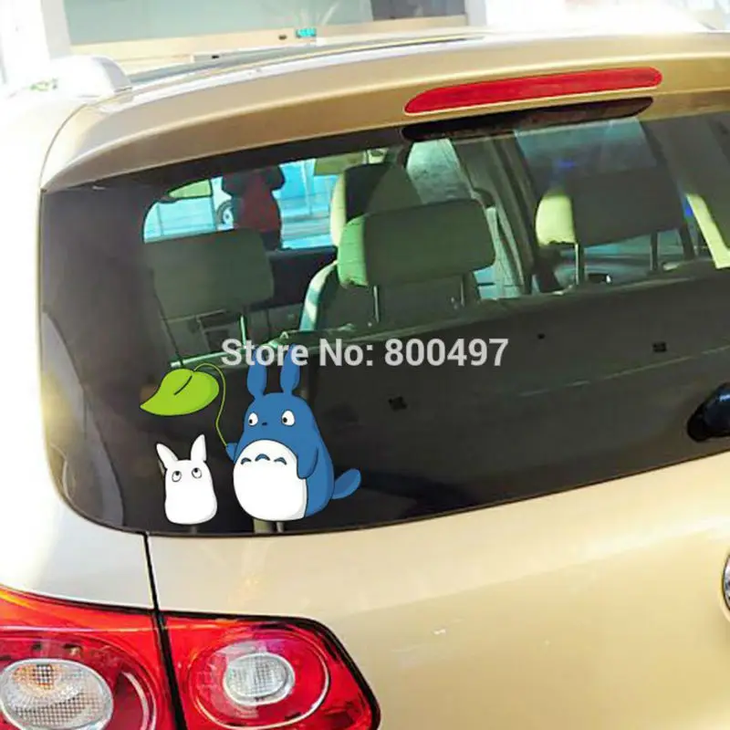 Автомобильный Стайлинг мультфильм прекрасный кот Тоторо автомобильные наклейки