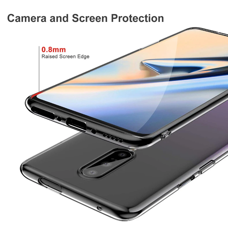 Чехол для oneplus 7 pro, oneplus 7, прозрачный, силиконовый, мягкий, TPU, ультра тонкий, funda mofi, задняя крышка, coque one plus 7 pro, чехол