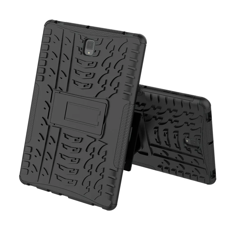 Applicable To for Samsung Galaxy Tab S4 (T830/T835) 10.5 Inch Mixed Durable Hard Rubber Protective Sheath Pure Color Bracket | Компьютеры