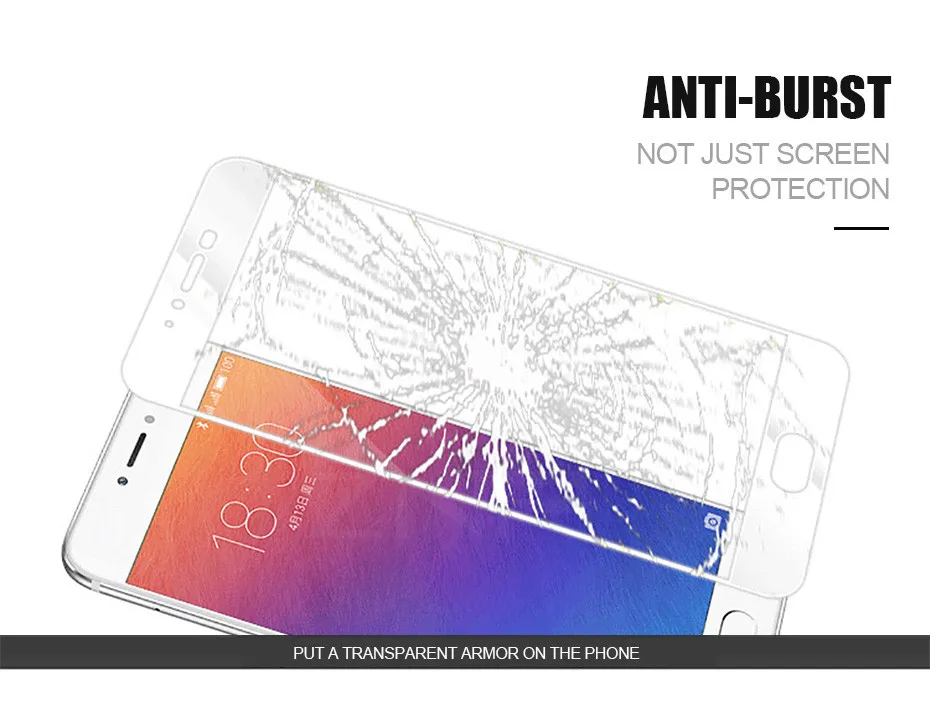 ZNP 3D полное покрытие из закаленного стекла для MEIZU M5S M5 Note M5C MX6 M6 M3 Note M3E Защитная пленка для экрана для Meizu Pro 6 7 Чехол
