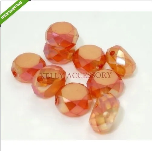 Wine Red 350PCS China Top AAA quality Crystal Loose Spacer Beads 8MM Facted Glass Rondelles | Украшения и аксессуары