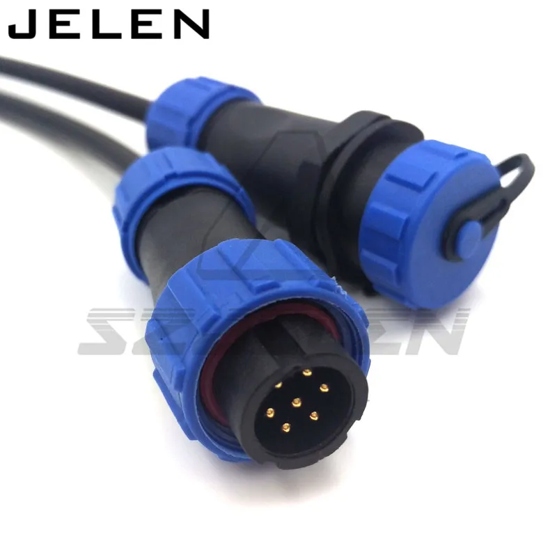 SP13 2pin 3pin 4pin 5pin 6pin 7pin 9pin водонепроницаемый авиационный разъем и розетка, открытый светодиодный разъем питания