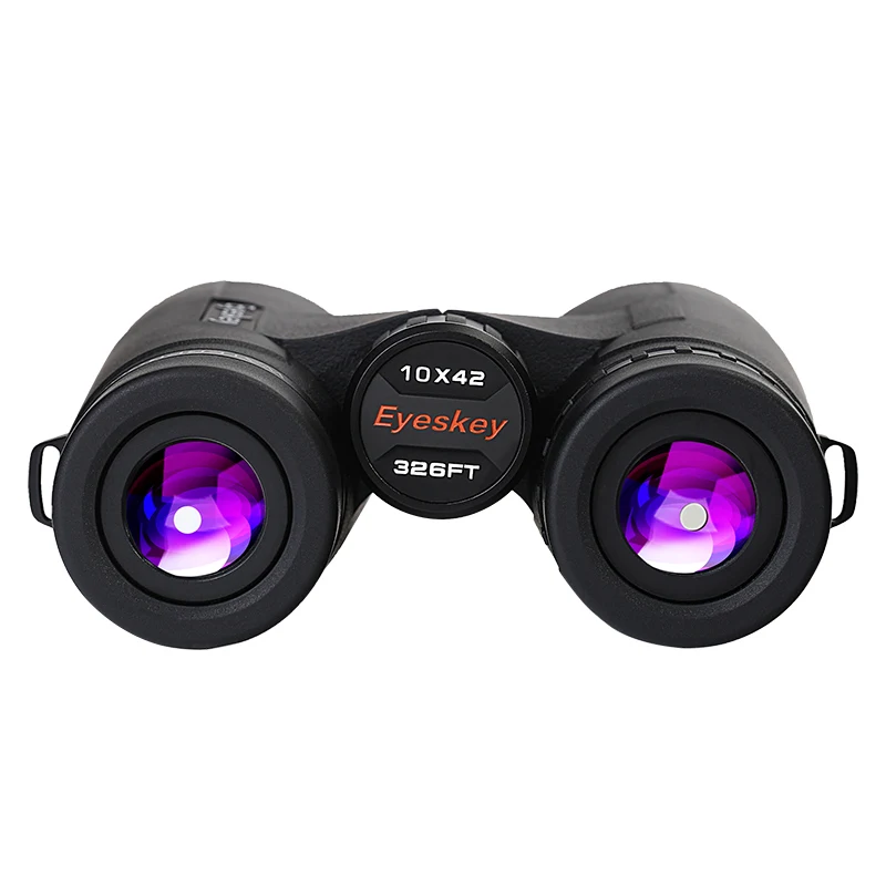 Мощный бинокль Eyeskey ED 10x42 водонепроницаемый с покрытием SMC Bak4 призматическая