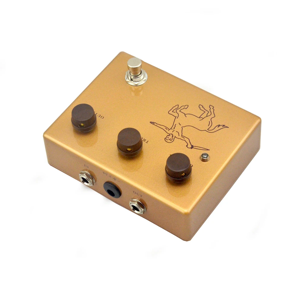 Классический Золотой Серебряный цвет ручной работы Klon Centaur Overdrive с высоким