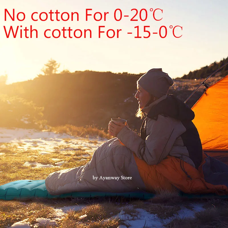 Naturehike NH18Q001-D Outdoor Push Inflatable Camping Mat for Tent Cold Waterproof Sleeping Pad Picnic Folding Mattress Winter | Спорт и
