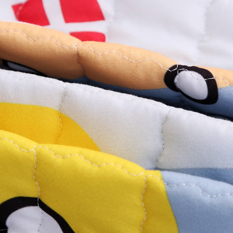 Детский стеганый коврик 1 5 м с круглым космическим рисунком для хранения детских