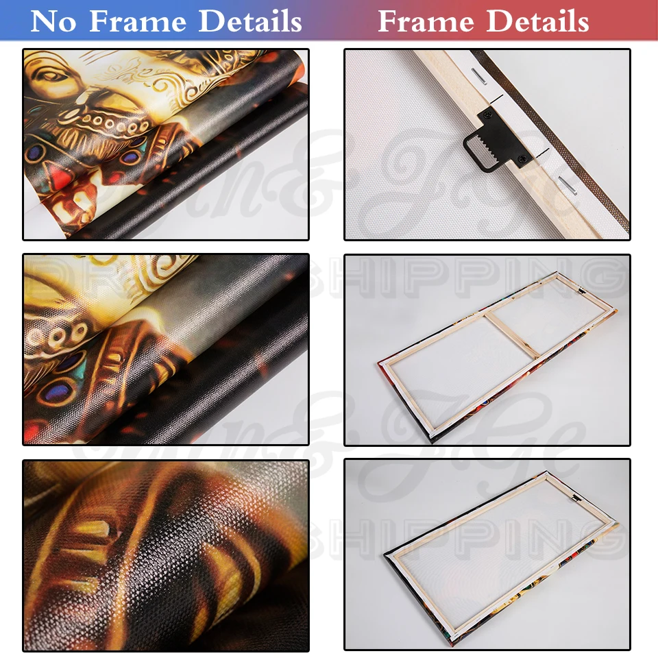 

Living Room Wall Art HD Printed Pictures Frame 5 Piece/Pcs EBioshock Rapture Night View Modern Home Decor Canvas Painting Poster