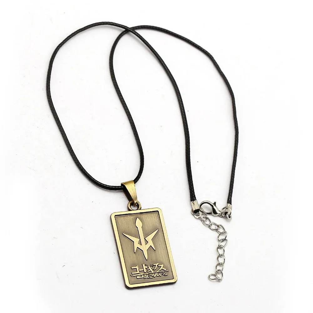 Мужская подвеска с аниме-кодом Geass кулон биркой для собак Metal Gift Jewelry ожерелье