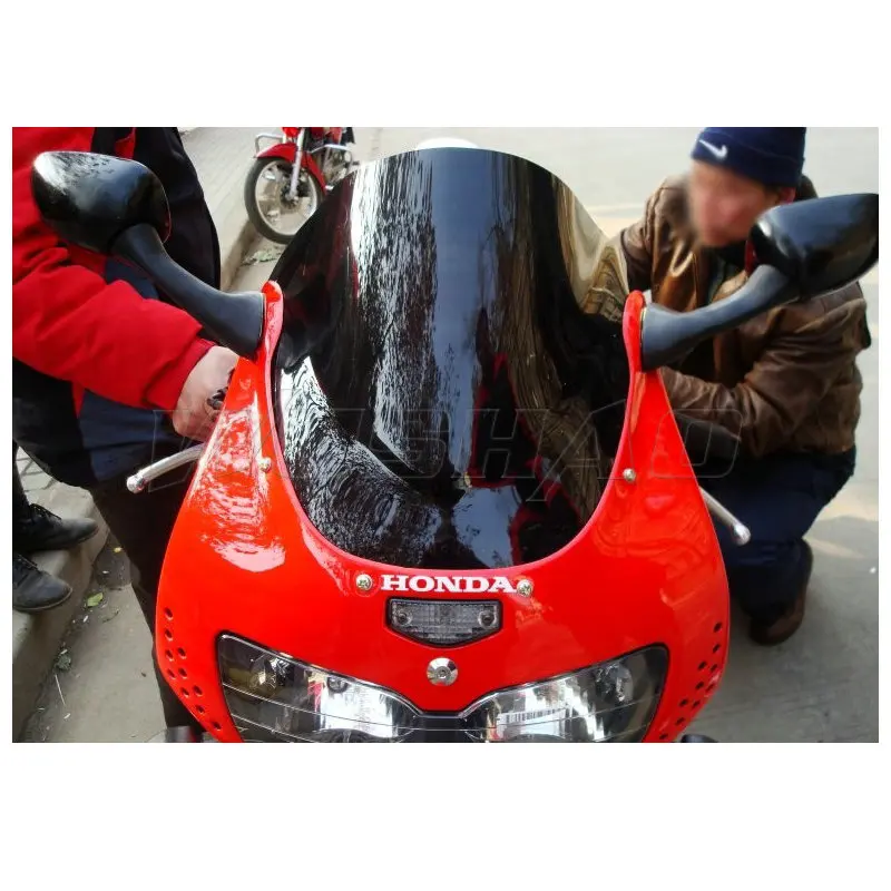 Мотоцикл двойной пузырь лобовое стекло ветер экран для 1994 1995 1996 1997 Honda CBR900RR CBR 900 RR 893 Fireblade 94 95 96