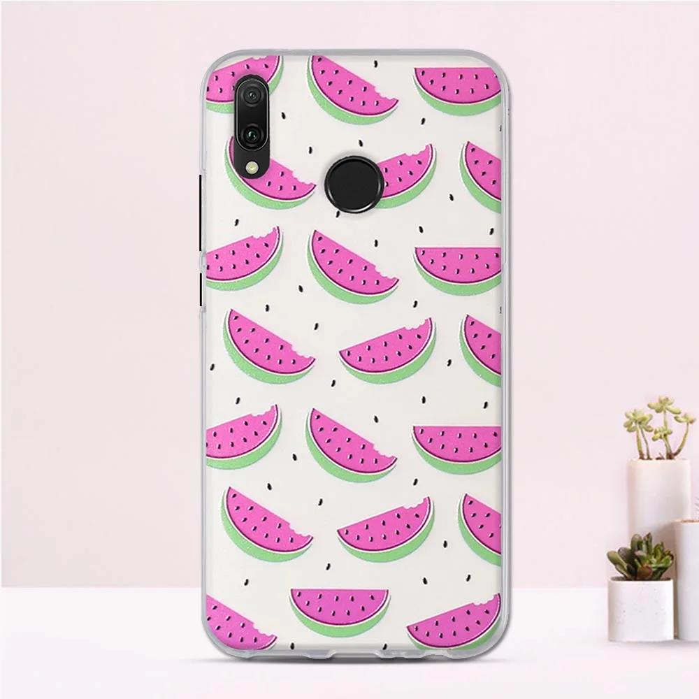 Мягкий чехол из ТПУ для Huawei Y9 2019 силиконовый задняя крышка 6 5 дюйма Enjoy 9 Plus |