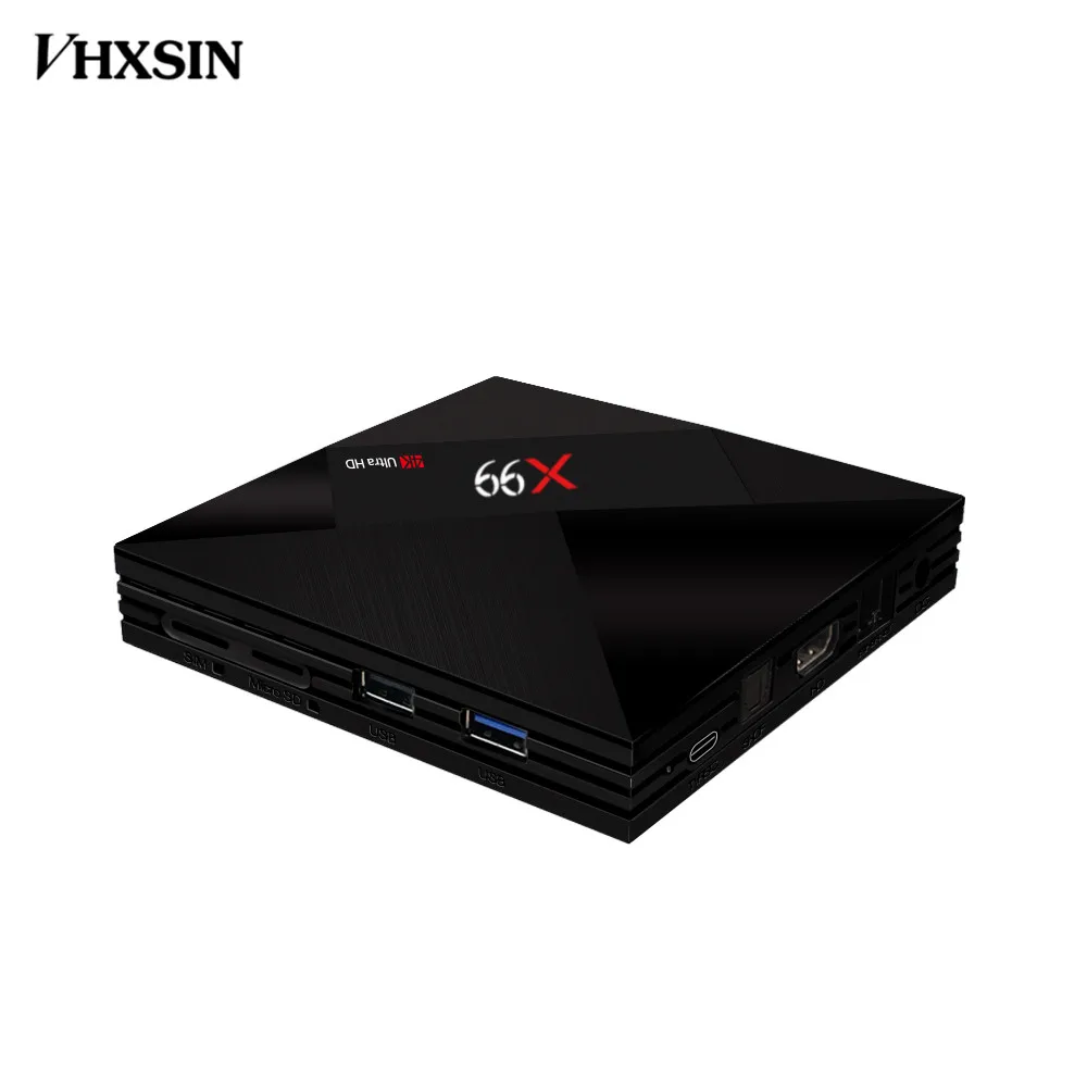 VHXSIN 50 шт./лот RK3399 шесть ядер 4 ГБ 32 X99 Smart Android 7 1 TV Box 2 4G/Φ WiFi 1000M LAN | Электроника