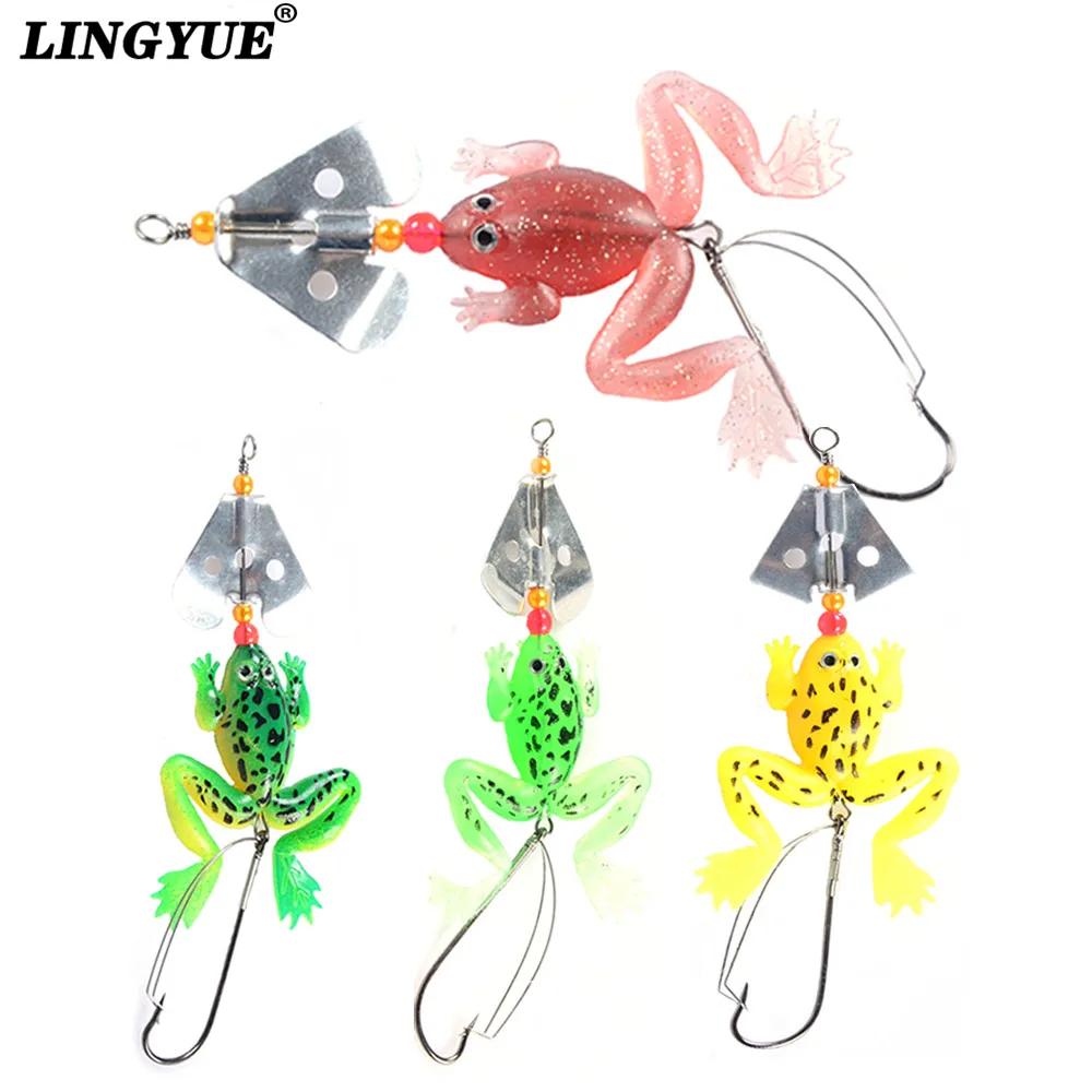 Новинка 1 шт. рыболовные мягкие приманки искусственная лягушка искусственные