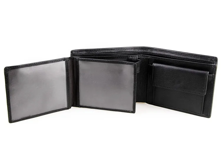 Высококачественный кошелек из 100% натуральной коровьей кожи для мужчин