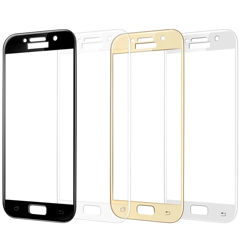 3D с закругленными углами и полным Экран покрытие закаленное Стекло для Samsung Galaxy A5 a520f A3 A320F A7 A720 Экран защитная пленка