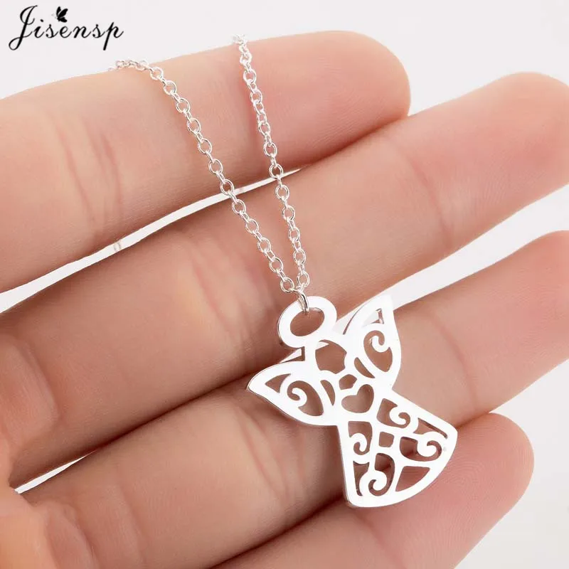 Jisensp Трендовое очаровательное подвесное ожерелье Уникальный полое колье с
