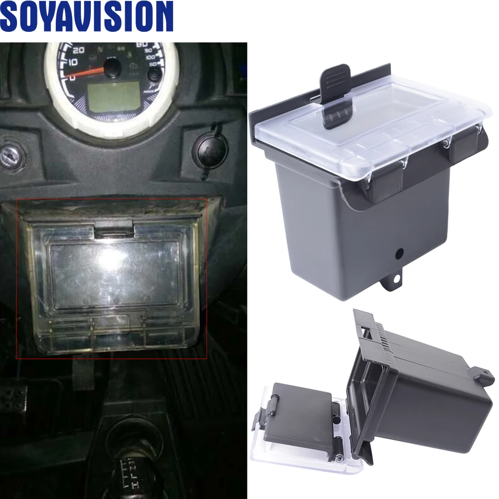 Черный Dash Box Центральный отсек для Polaris RZR 900 & S 2015 XP 1000 2014 4 1000/PSck|Детали и аксессуары