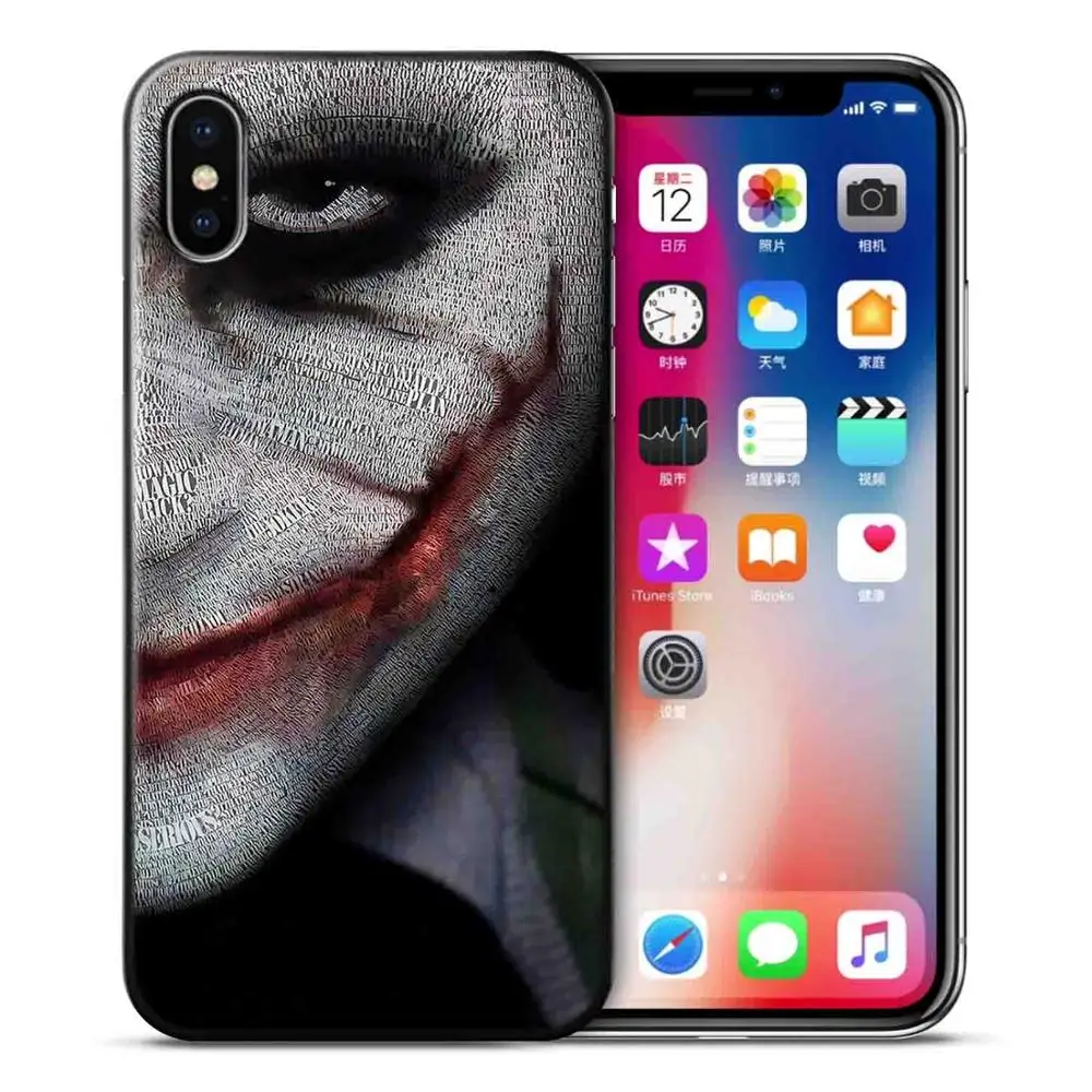 14 Для coque iPhone XS Max чехол Joker для iPhone 6S чехол Новое поступление для fundas iPhone XR чехол для 5 5S SE 7 8 Plus X Чехол - Цвет: 14