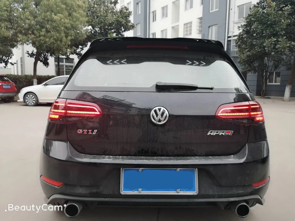 Высокое качество для Volkswagen Golf 7 VII 7,5 R R-LINE GTI спойлер Защита от солнца на заднее стекло для игры в гольф спойлер