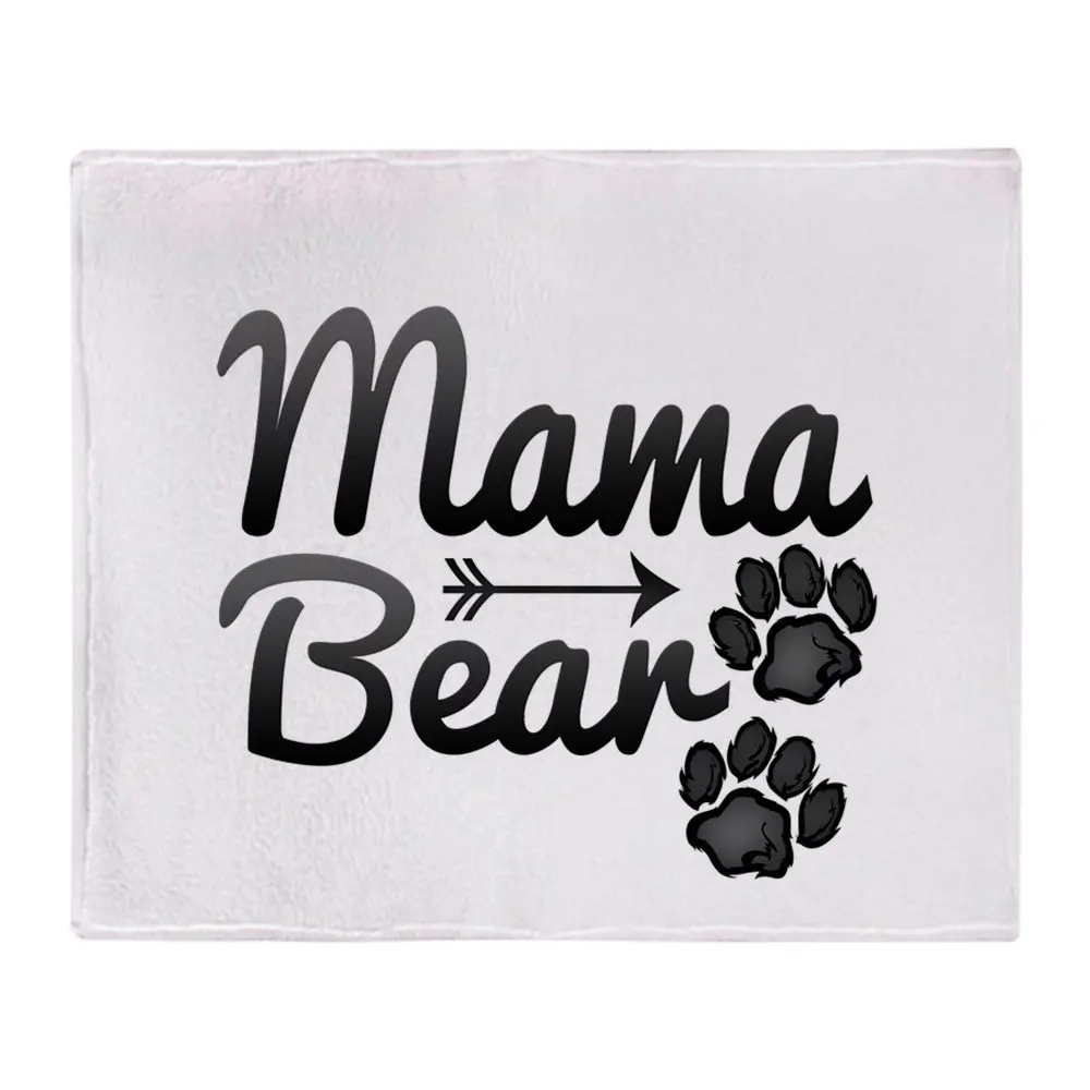 Mama Bear мягкое Флисовое одеяло воздух/диван/постельное белье мягкая зимняя