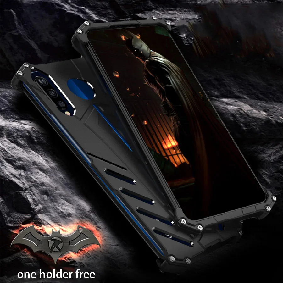 VIVO iQOO Case R-JUST Batman Luxury Aluminium Metal For iQOO/VIVO X27 Phone Cover Coque |
