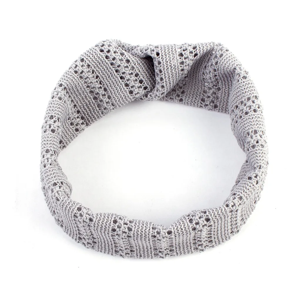 Geebro Женская трикотажная дышащая повязка на голову летняя мода корсс тюрбан с