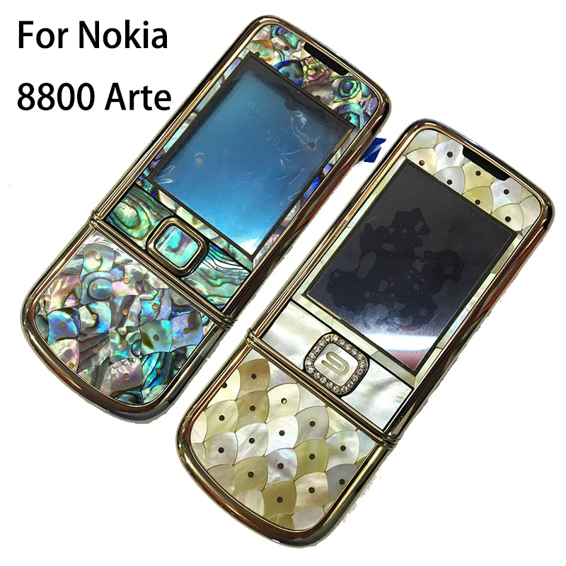 ZUGZUC Новый металлический корпус с полным покрытием для Nokia 8800 Arte Cameo кристаллами и